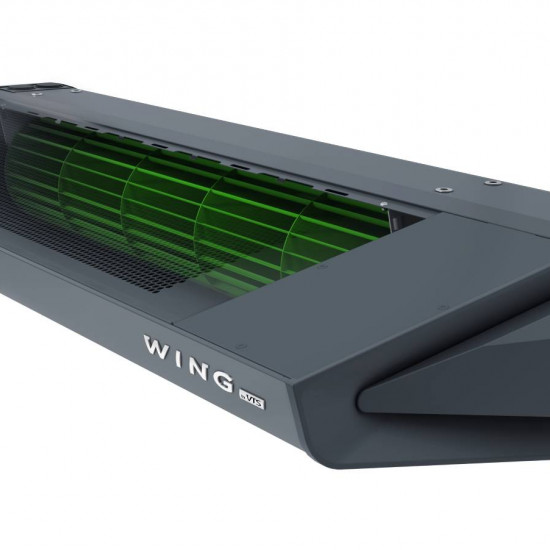 Kurtyna powietrzna WING C100 EC zimna DARK (RAL7016)