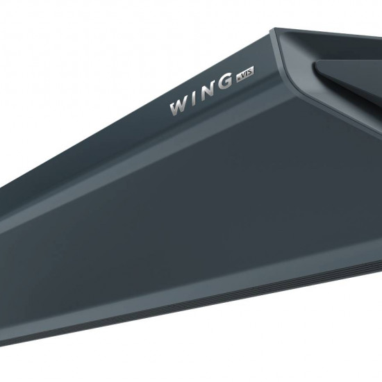 Kurtyna powietrzna WING E200 EC z grzałkami elektrycznymi DARK (RAL7016)