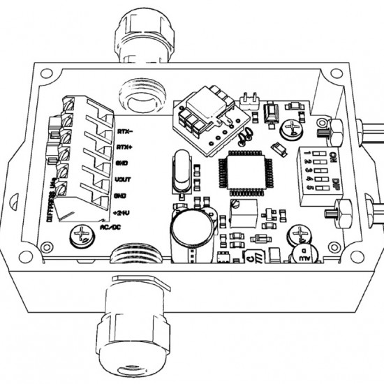 Differential pressure transducer